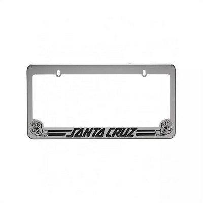 Plastic Motorcycle License Plate For With Chrome Paint Finish