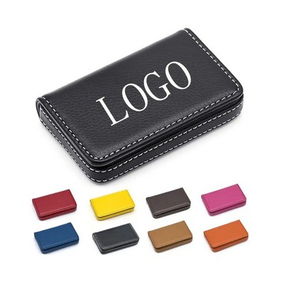 Luxury PU Leather Business Name Card Holder