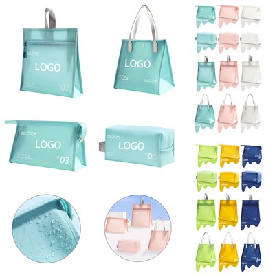 4pcs Colorful PVC Waterproof Bag