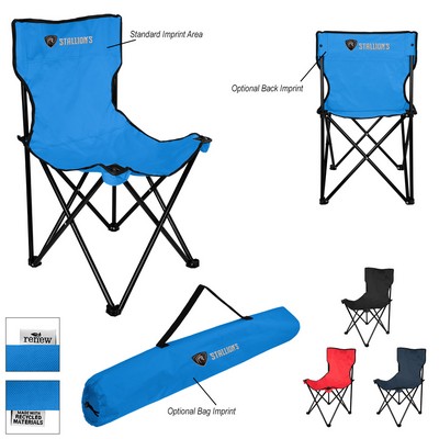 Rpet Folding Chair With Carrying Bag