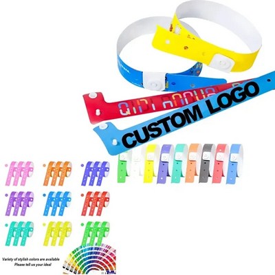 High Quality Waterproof Custom Color PVC Vinyl Wristbands