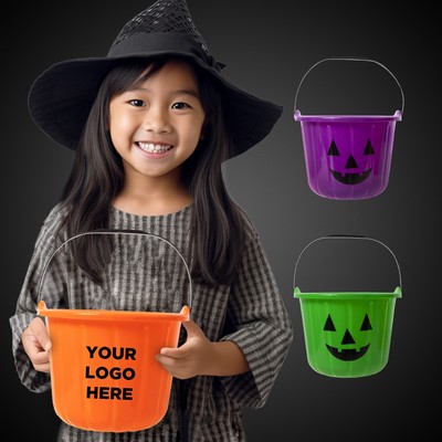 RCN233 Pumpkin Bucket w/ Handle 12CT