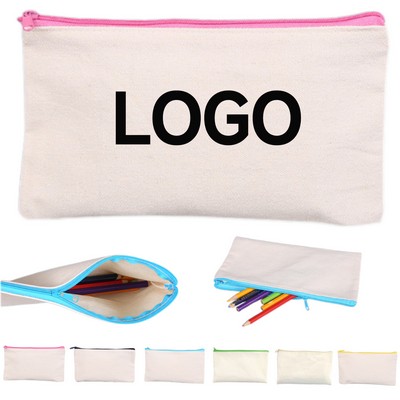 Creative Zipper Canvas Pencil Case