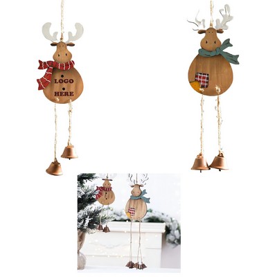 Large Christmas Decorations Bells Elk Creative Pendants