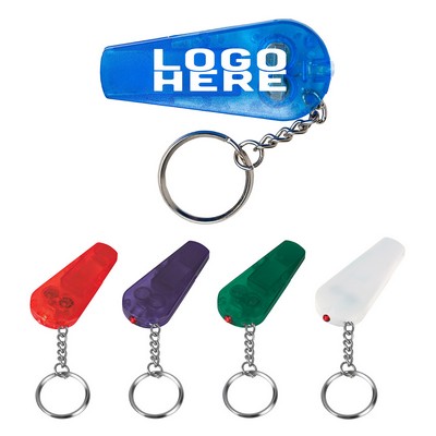 Custom Whistle Light Key Chain