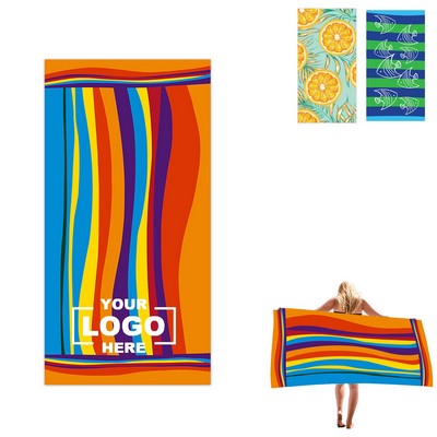 Large Sandproof Beach Blanket Portable Towel