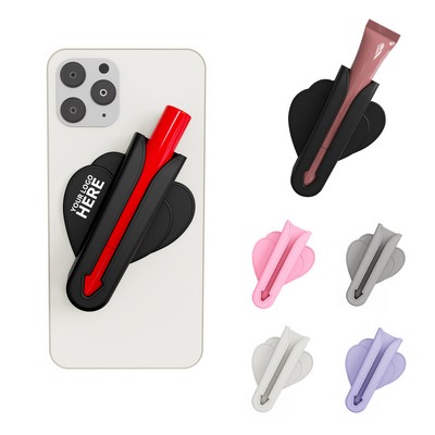 Silicone Lip Gloss Holder For Phone