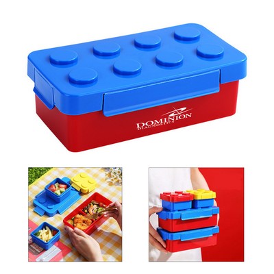 Building Block Stackable Lunch Box