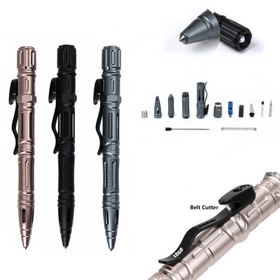 9 in 1 Tactical Pen with Survival Tool