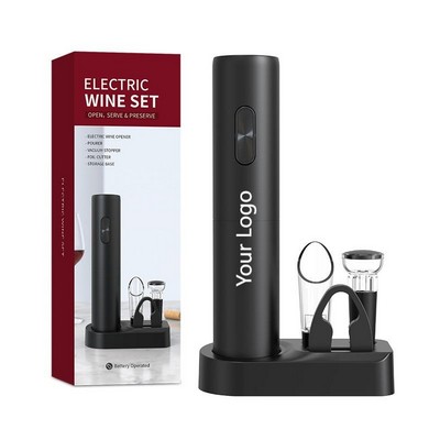 Electric Wine Opener Set