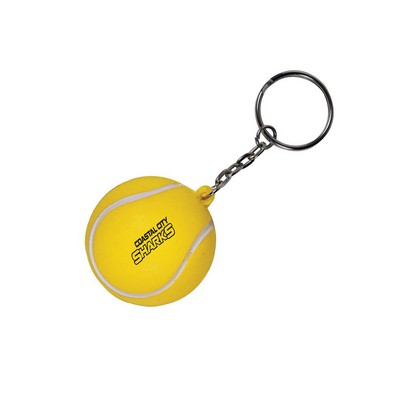 Prime Line Tennis Ball Shape Stress Ball Keychain