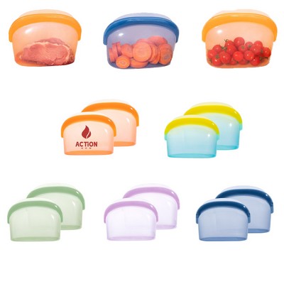 Food Frade Sealed Silicone Storage Safety Bag