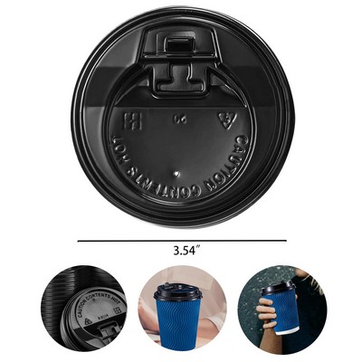 Disposable Plastic Cup Lids For 10 12 16 20 24 Oz Paper Cups