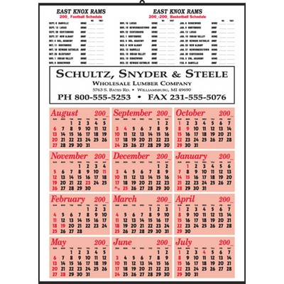 Athletic Sport Schedule Calendar