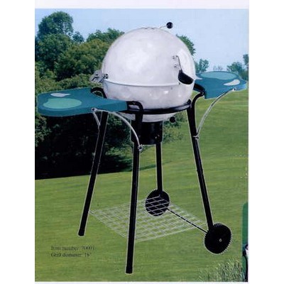 Keg Products Golf Ball Charcoal Grill w/ Stand