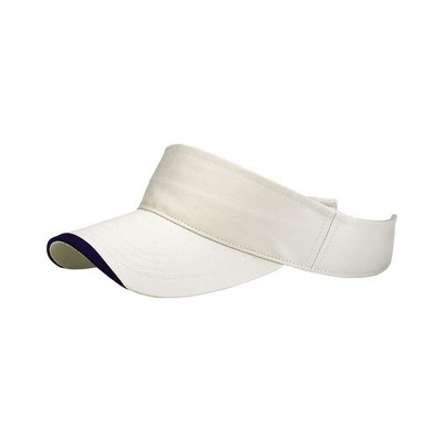 Pro Style Deluxe Brushed Cotton Twill Visor