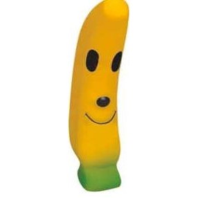 Rubber Banana Dog Toy