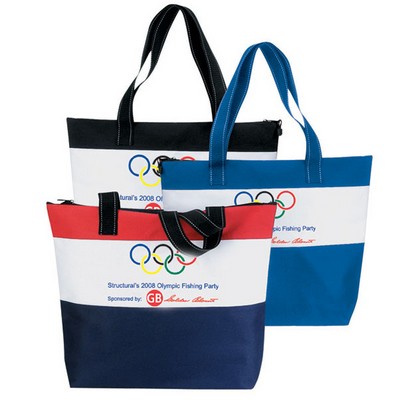 Poly Zipper Tote Bag (19"x15½"x4½")