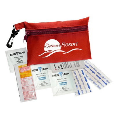 Zipper Tote Sun Kit With Sunblock