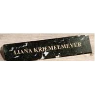 10" Green Genuine Marble Executive Name Block