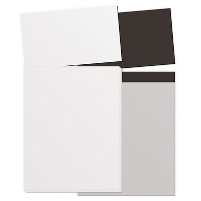 Blank Magnet (2"x3.5") with 50 page Note Pad (3.5"x4.25") Combination