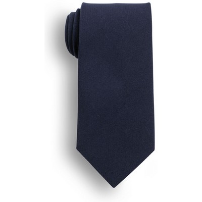 57" Light Navy Blue Polyester Poplin Uniform Tie