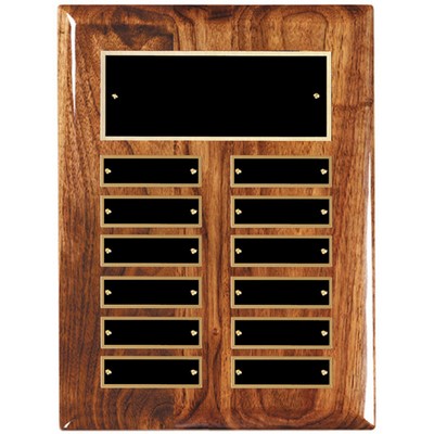 Walnut Piano Vertical Perpetual Plaque (9"x12")