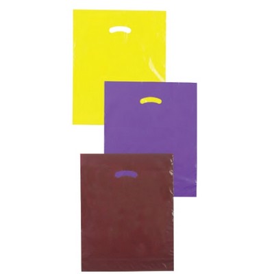 Burgundy Red Super Gloss™ Low Density Single Layer Bag (15"x18"x4")