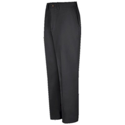 Red Kap™ Men's Plain Front Cotton Pant - Black