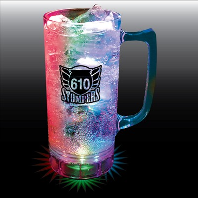 12 Oz. Lighted Plastic Mug w/3 LEDs