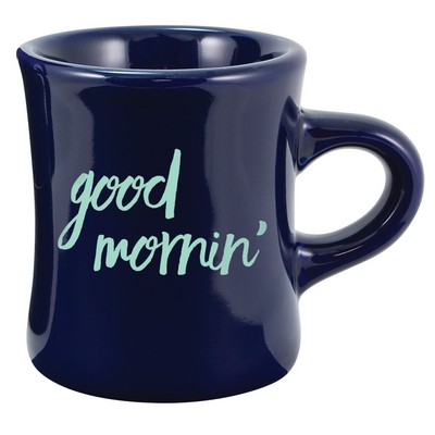 10 Oz. Cobalt Blue Vitrified Ceramic Diner Mug