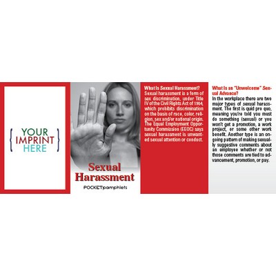 Sexual Harassment Pocket Pamphlet