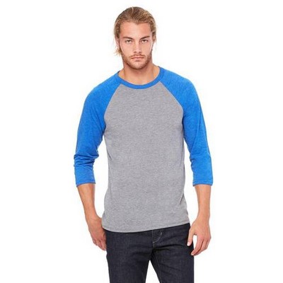 Bella+Canvas® Unisex ¾-Sleeve Baseball Tee Shirt