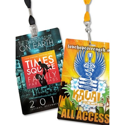 Event Credential Cards (6" x 4")