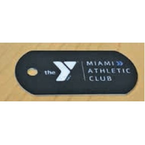 Dog Tag Key Tag