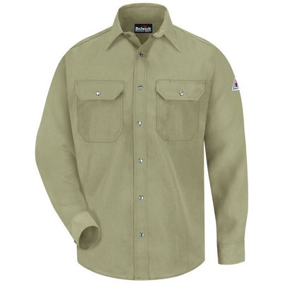 Bulwark™ Men's Snap-Front Uniform Shirt - Tan