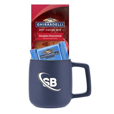 Square Handle Mug with Ghirardelli Cocoa & Chocolate