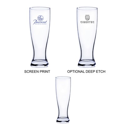 16 Oz. Pilsner Glass (Screen Printed)