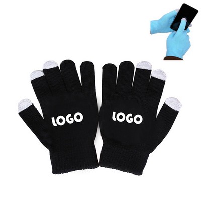 Cold Weather Winter Knit Touch Screen Gloves