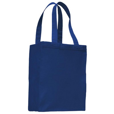 Q-Tees of California® Canvas Gusset Shopping Tote