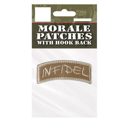 Infidel Shoulder Patch w/Hook Backing & Header Card