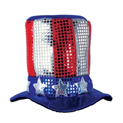 Glitz 'N Gleam Uncle Sam Top Hat