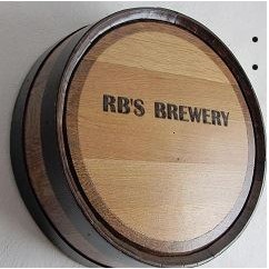 18" - Oak Wood Barrel End Sign