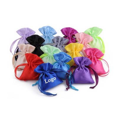 Satin Jewelry Drawstring Pouch