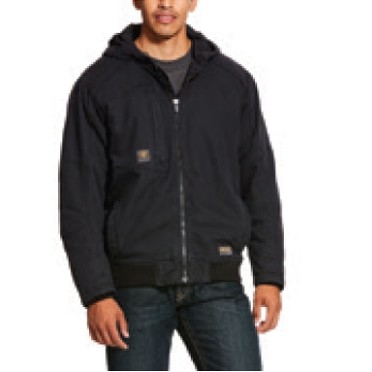 Ariat® Rebar™ Washed DuraCanvas™ Men's Black Insulated Jacket