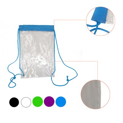 Clear Drawstring Backpack