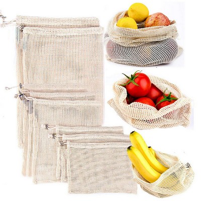 Drawstring Mesh Shopping Bag