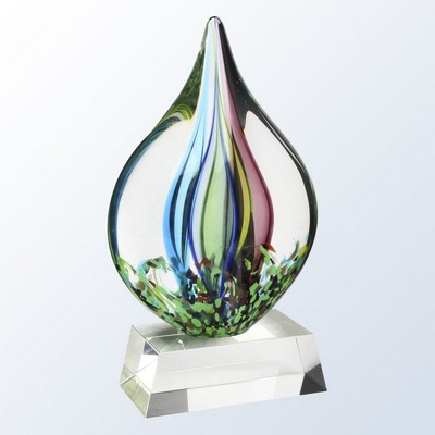 Coral Award w/Clear Base Award