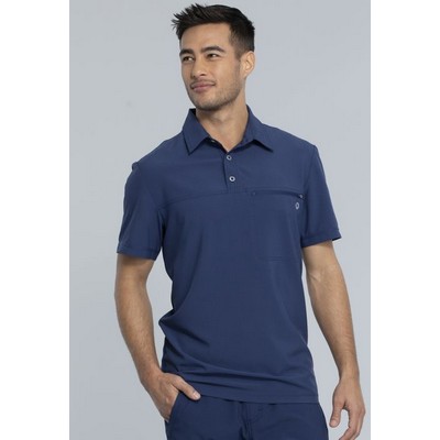 Cherokee® Infinity® Men's Stretch Poplin Polo Shirt