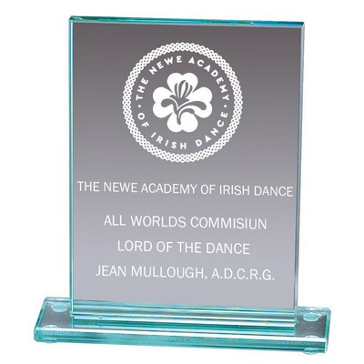 Rectangular Shape Glass Award (7 ½" x 8 ½")